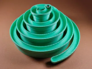Spiral marble run