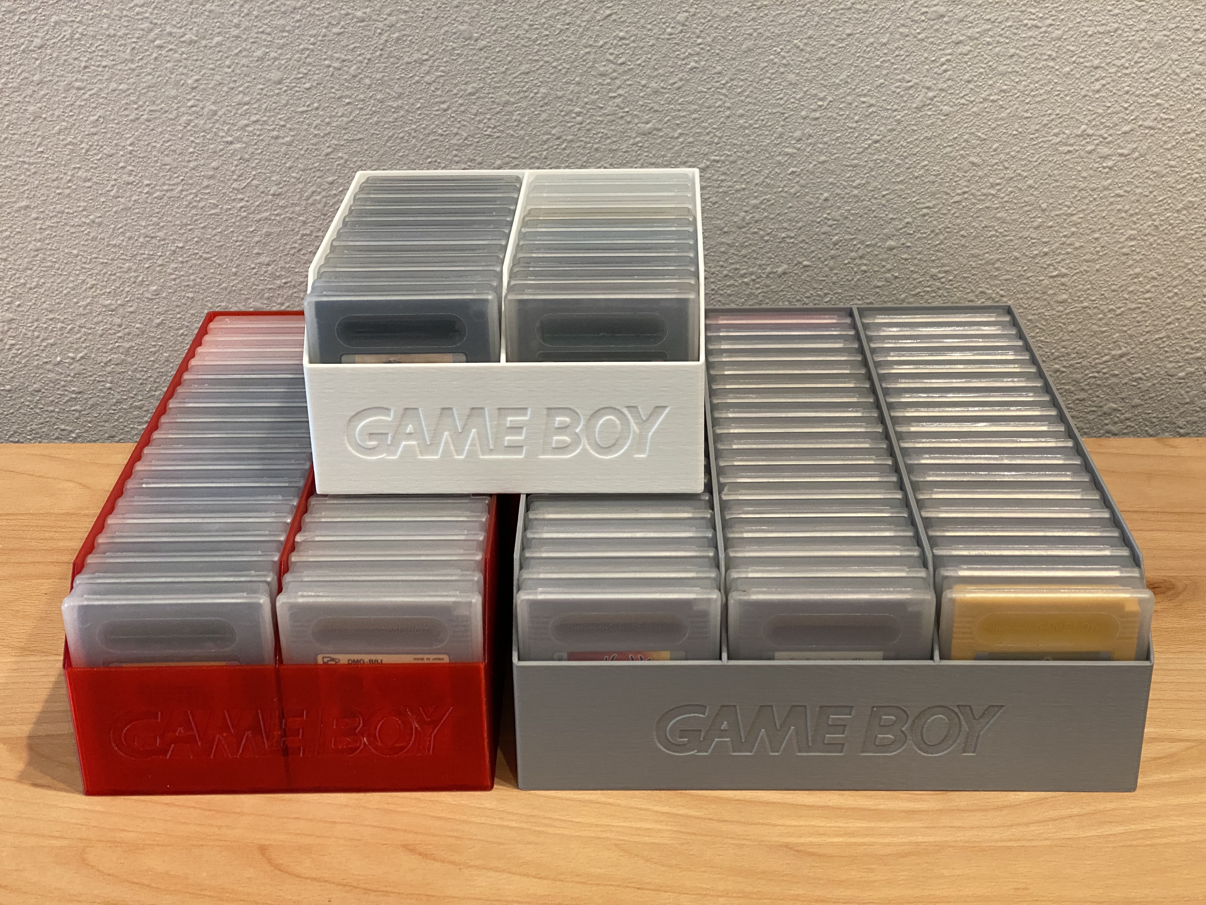 Game Boy Cartridge Storage Tray for OEM Cases (3 Sizes)