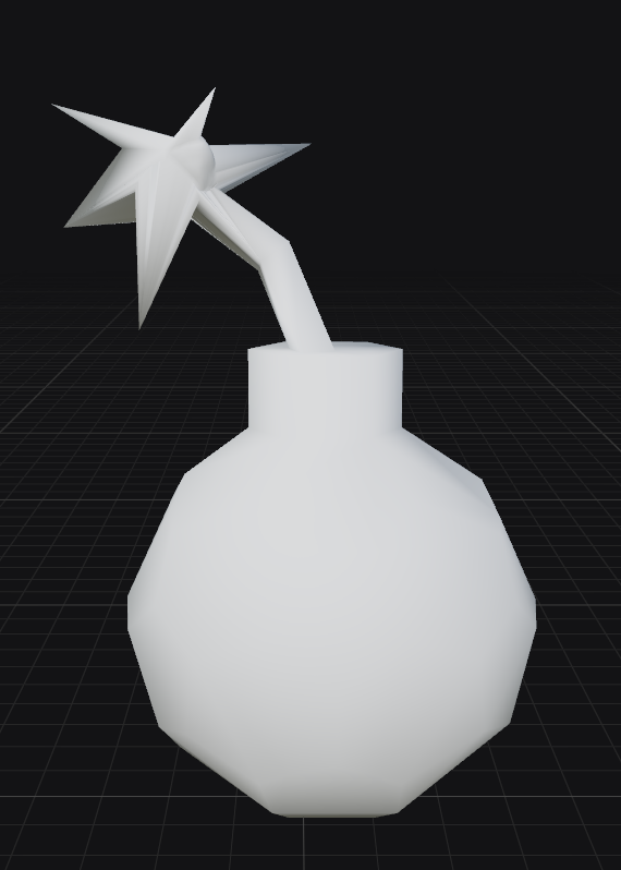 Low poly bomb