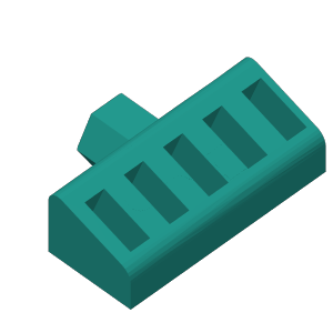 Honeycomb Storage Wall / HSW - USB C & A 3D model thumbnail