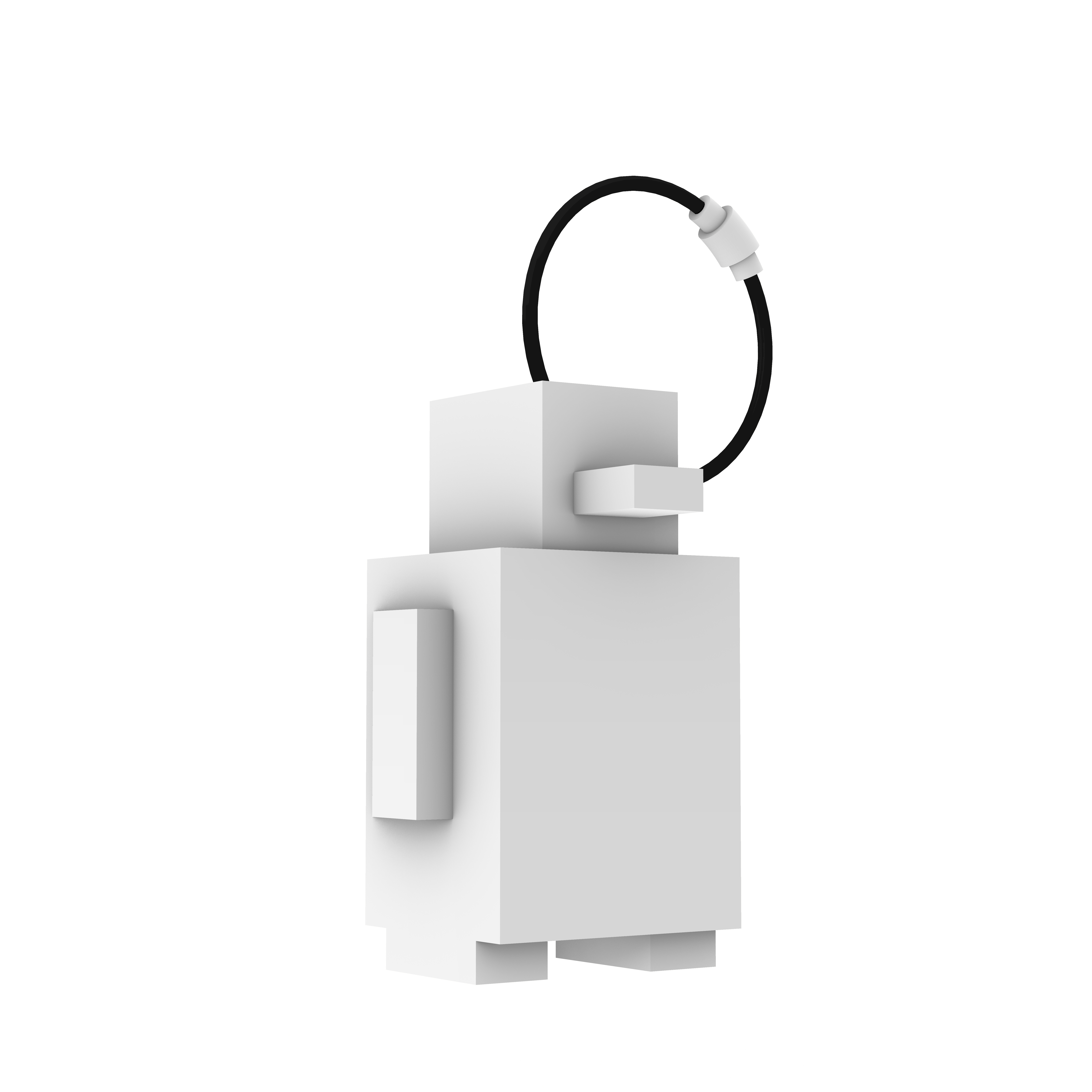 Cubic Key Chain Penguin