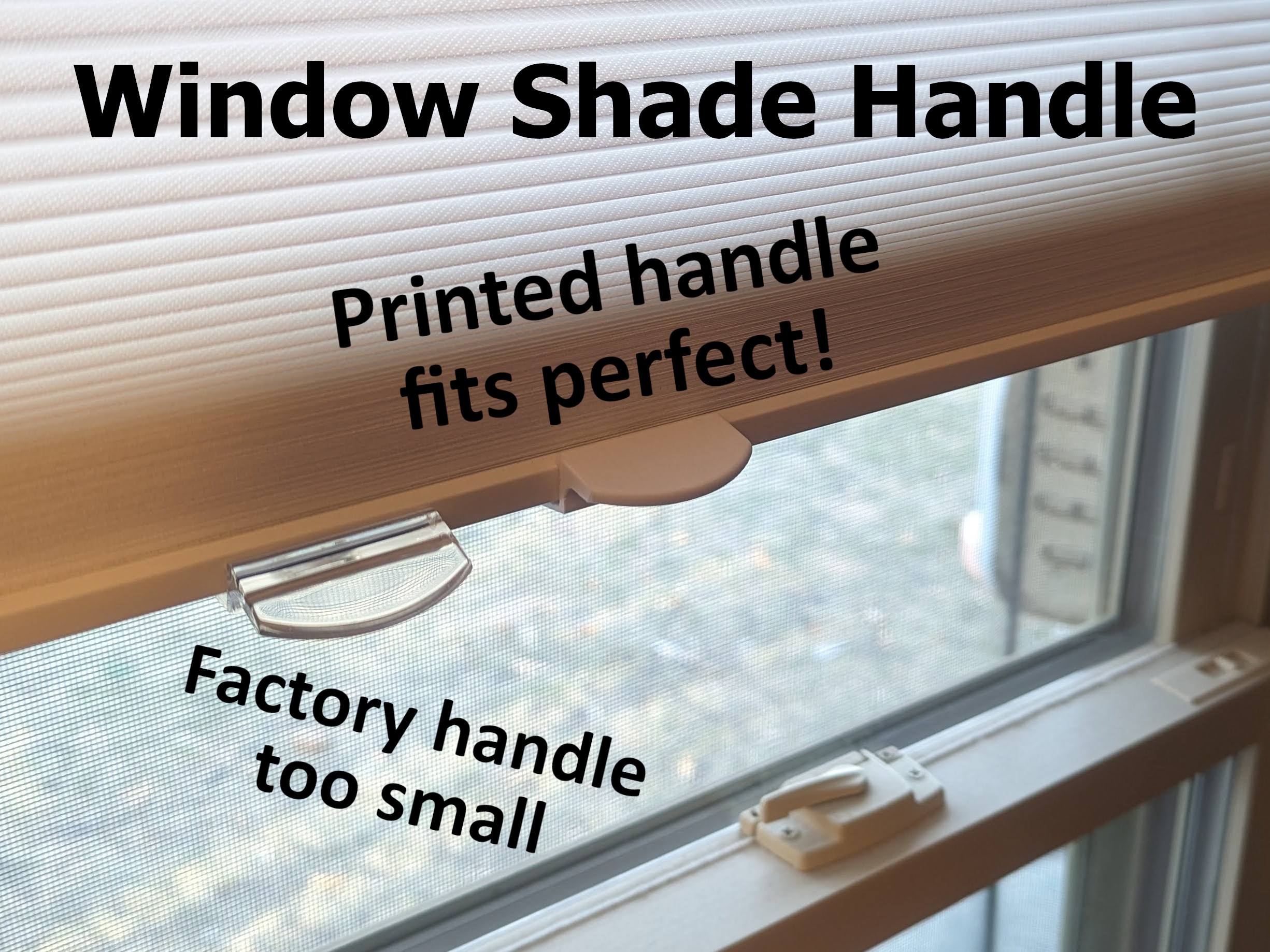 Cellular Window Shade Replacement Handle