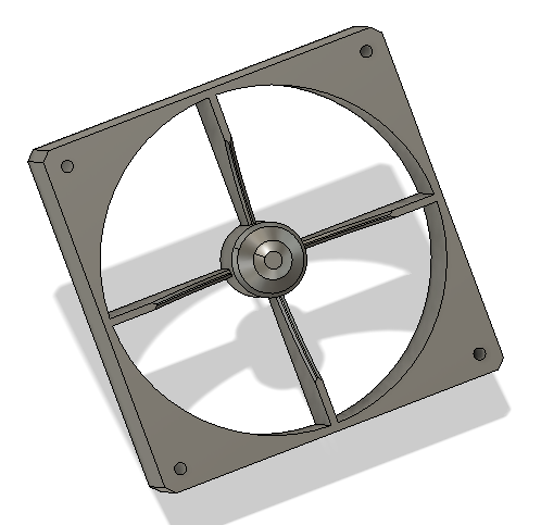 Laminar Air Flow 120mm x 35mm Fan Spacer