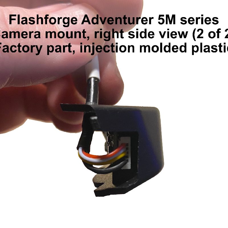 Flashforge Adventurer 5M (AD5M) Printed Camera Mounts (two to choose ...