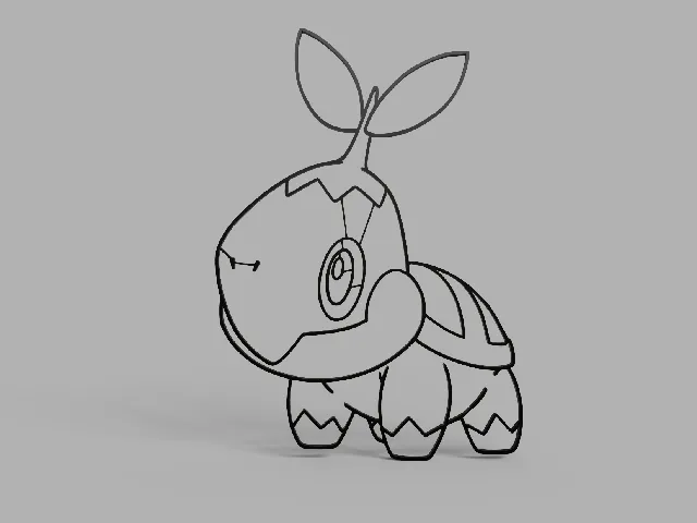 Turtwig Wall Art