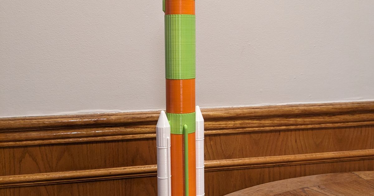 H2 Rocket - 1:100 - JAXA by I am Darth | Download free STL model ...