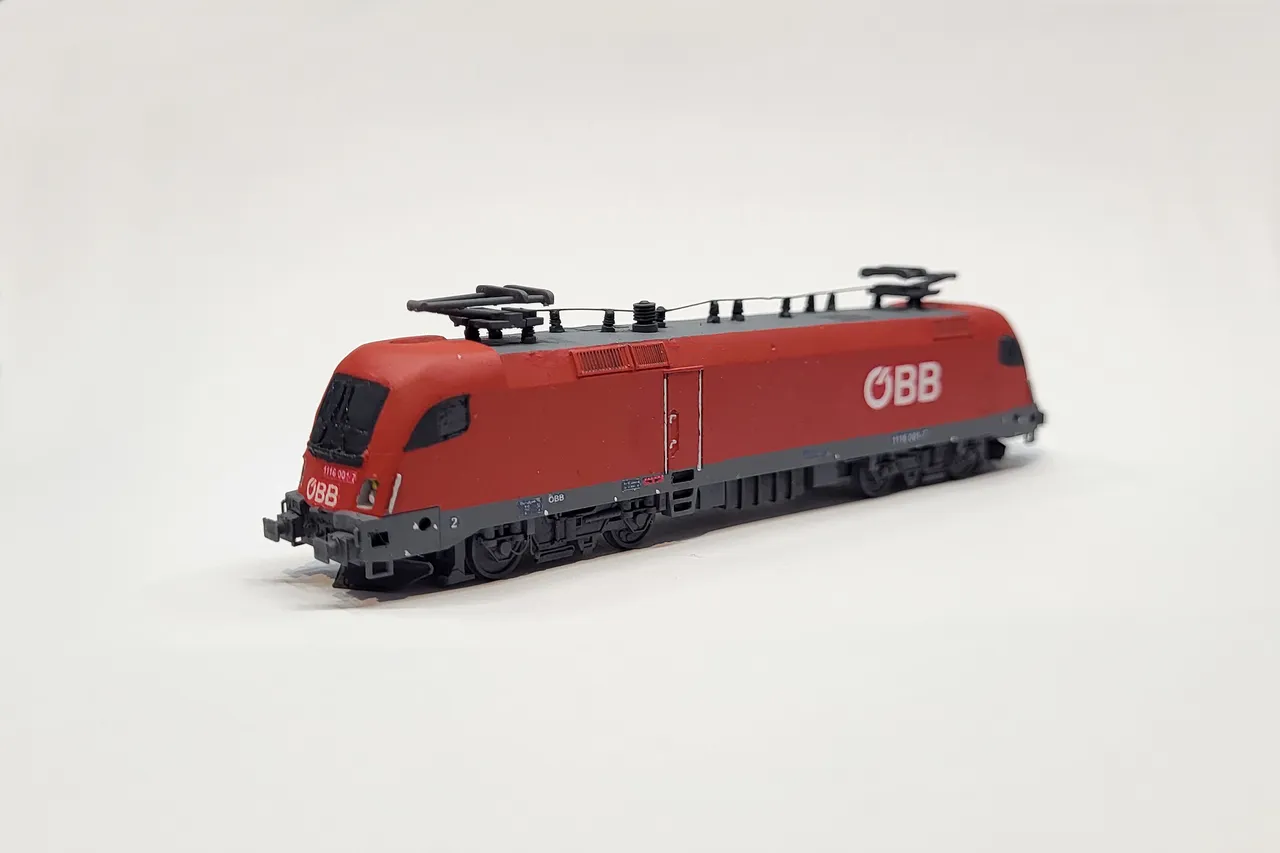 ÖBB 1116 Model Train - Siemens ES64U2 - 1:160 by MRLLRM | Download