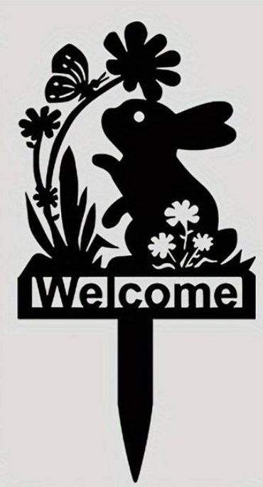 easter bunny welcome