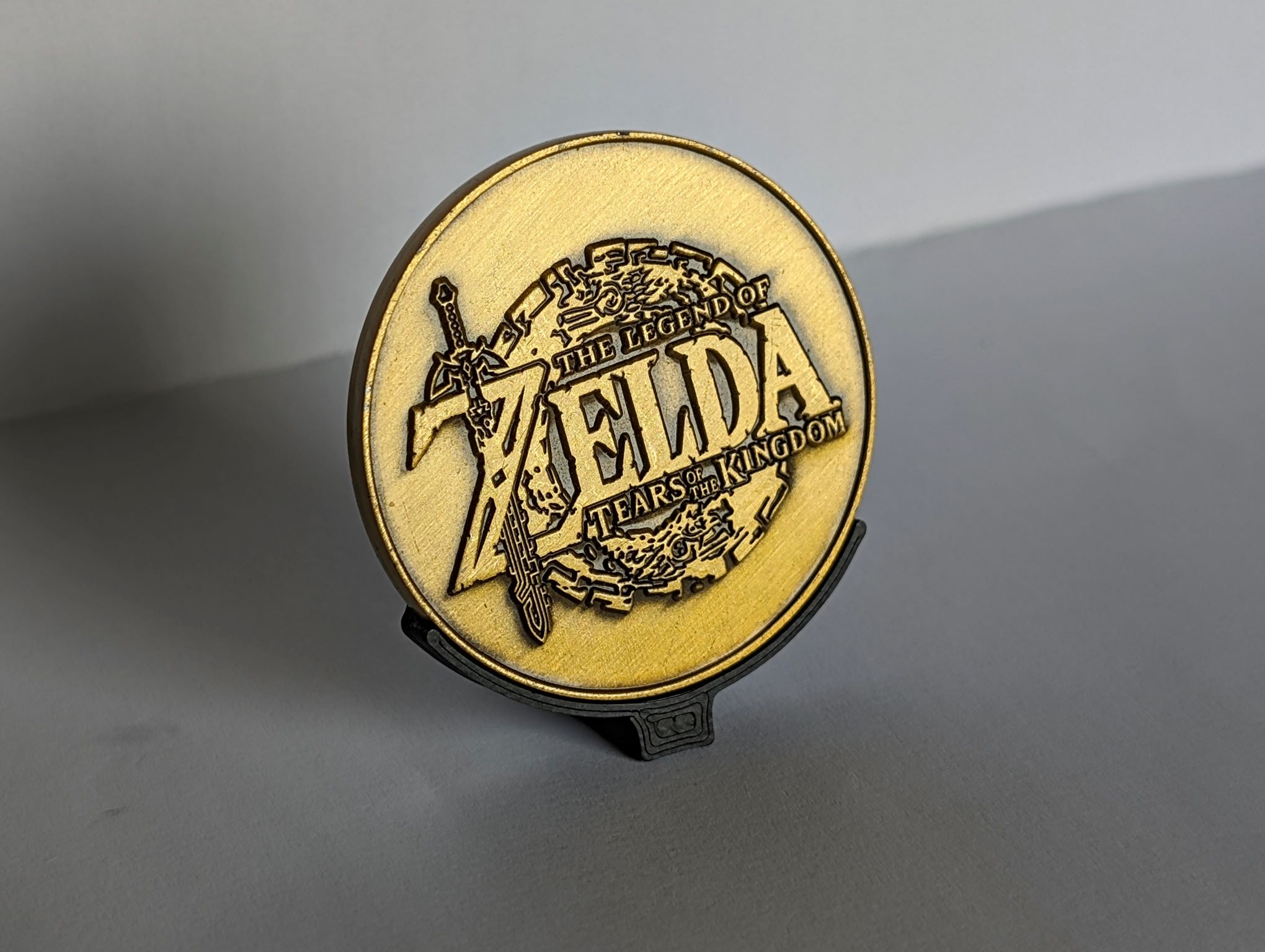 Stand for Zelda TOTK coin by kolba | Download free STL model |  Printables.com