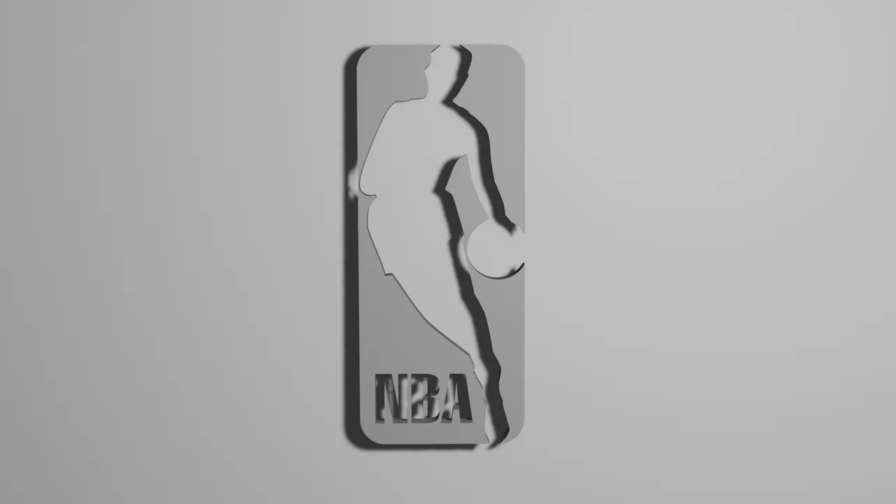 NBA logo by tubi | Download free STL model | Printables.com, image size:1280x720