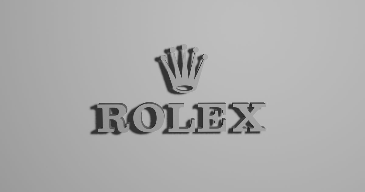 Rolex logo by tubi | Download free STL model | Printables.com