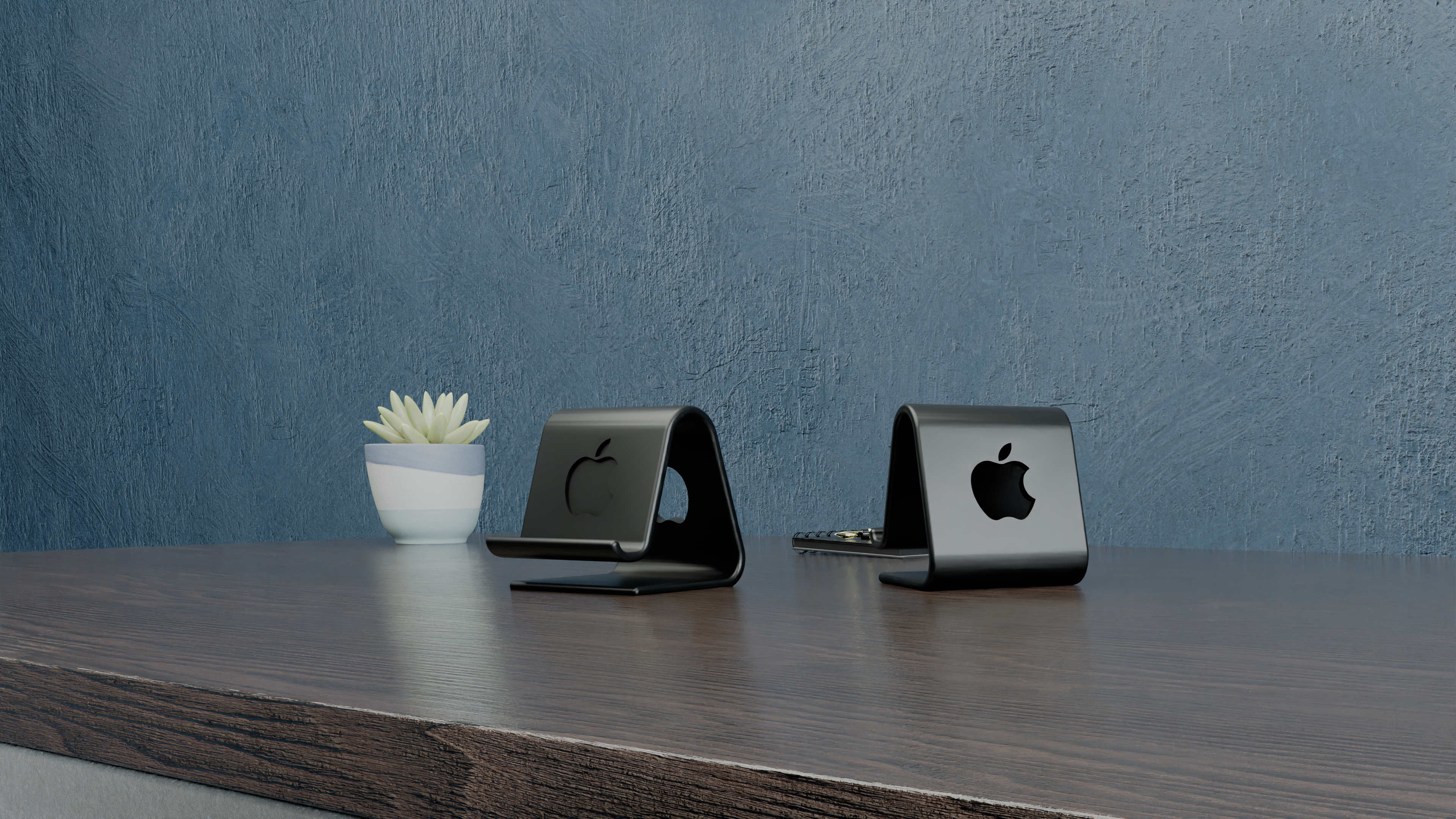 iPhone Stand / iPhone Holder with Apple Logo