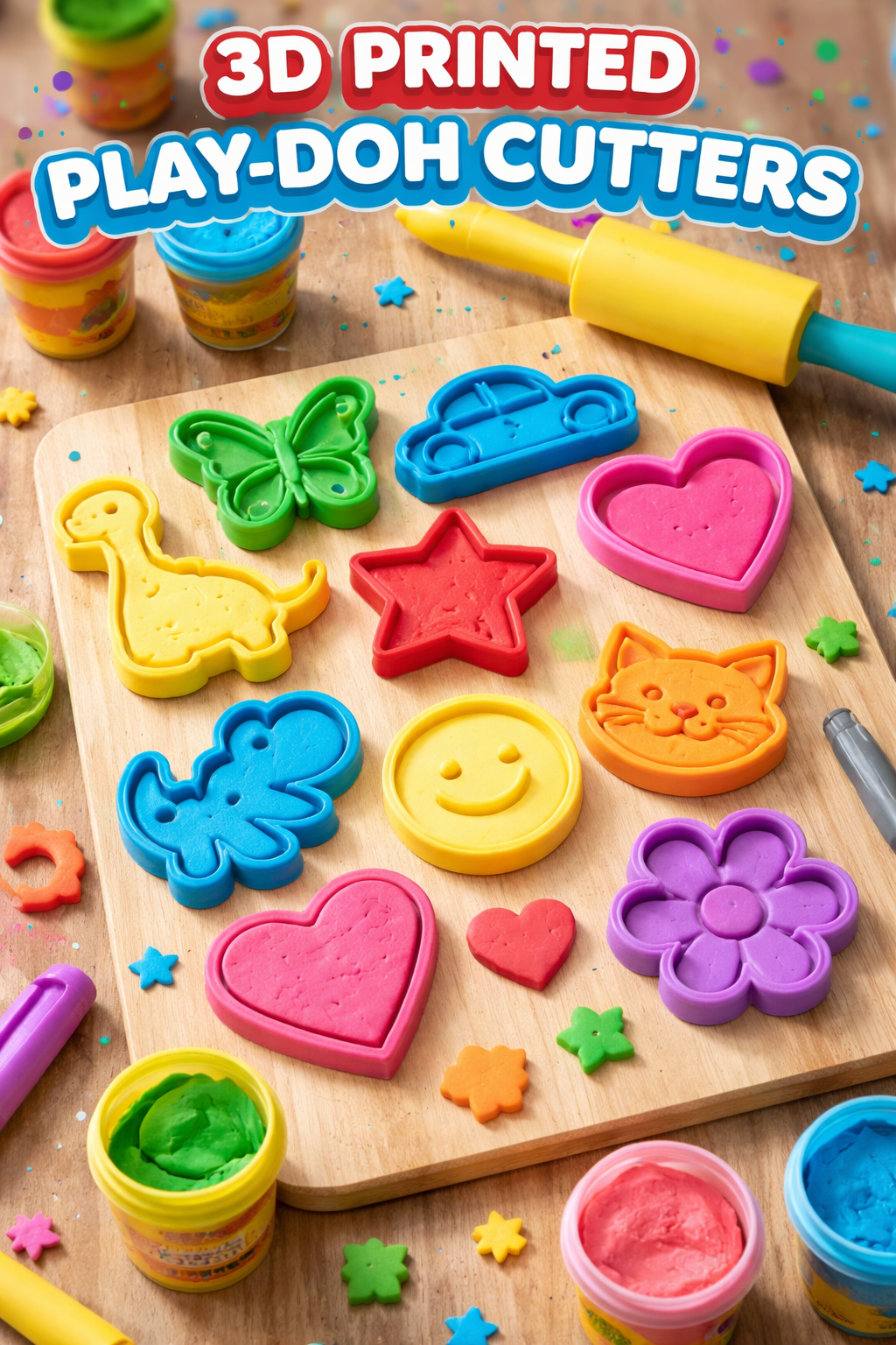 Parametric Cookie (Play-Doh) Cutter Generator - SVG-Based