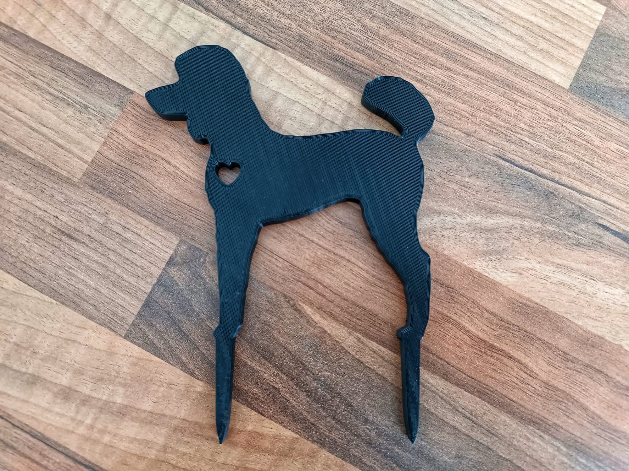 Poodle Garden Stake Poodle Garden Decor Poodle Silhouette