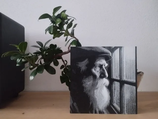 Hueforge Old Man Window