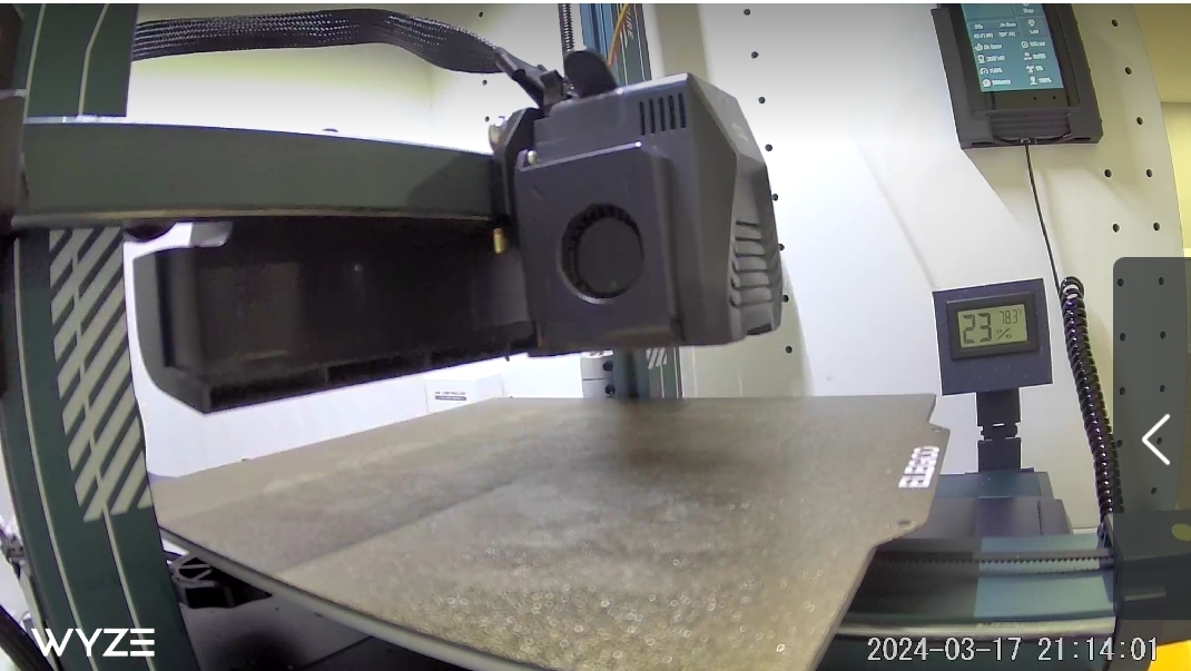 Thermostat/hygrometer Sensor Mount for Extrusions