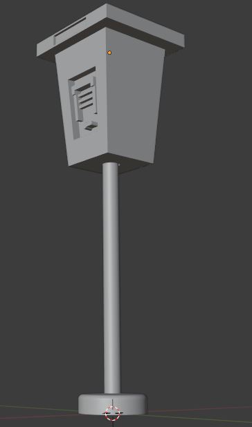 Emergency call column/ Notrufsäule
