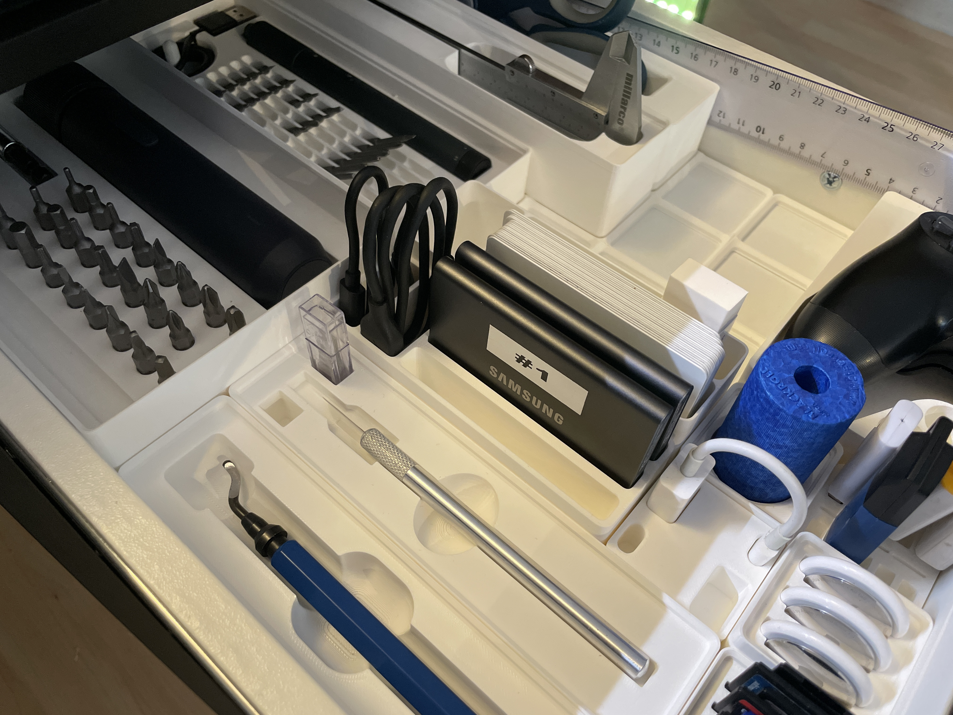 Gridfinity Samsung T7 SSD — miniatura 3