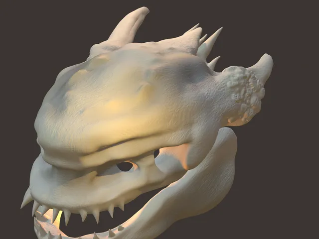 Concept Krayt Dragon Skull
