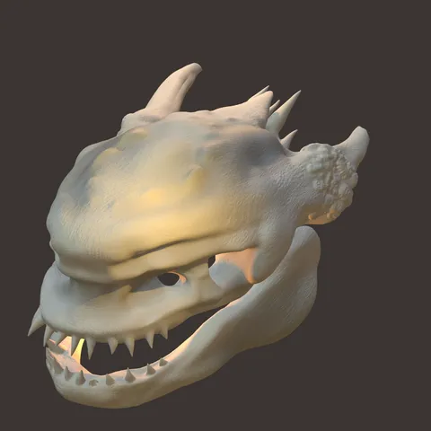 Concept Krayt Dragon Skull