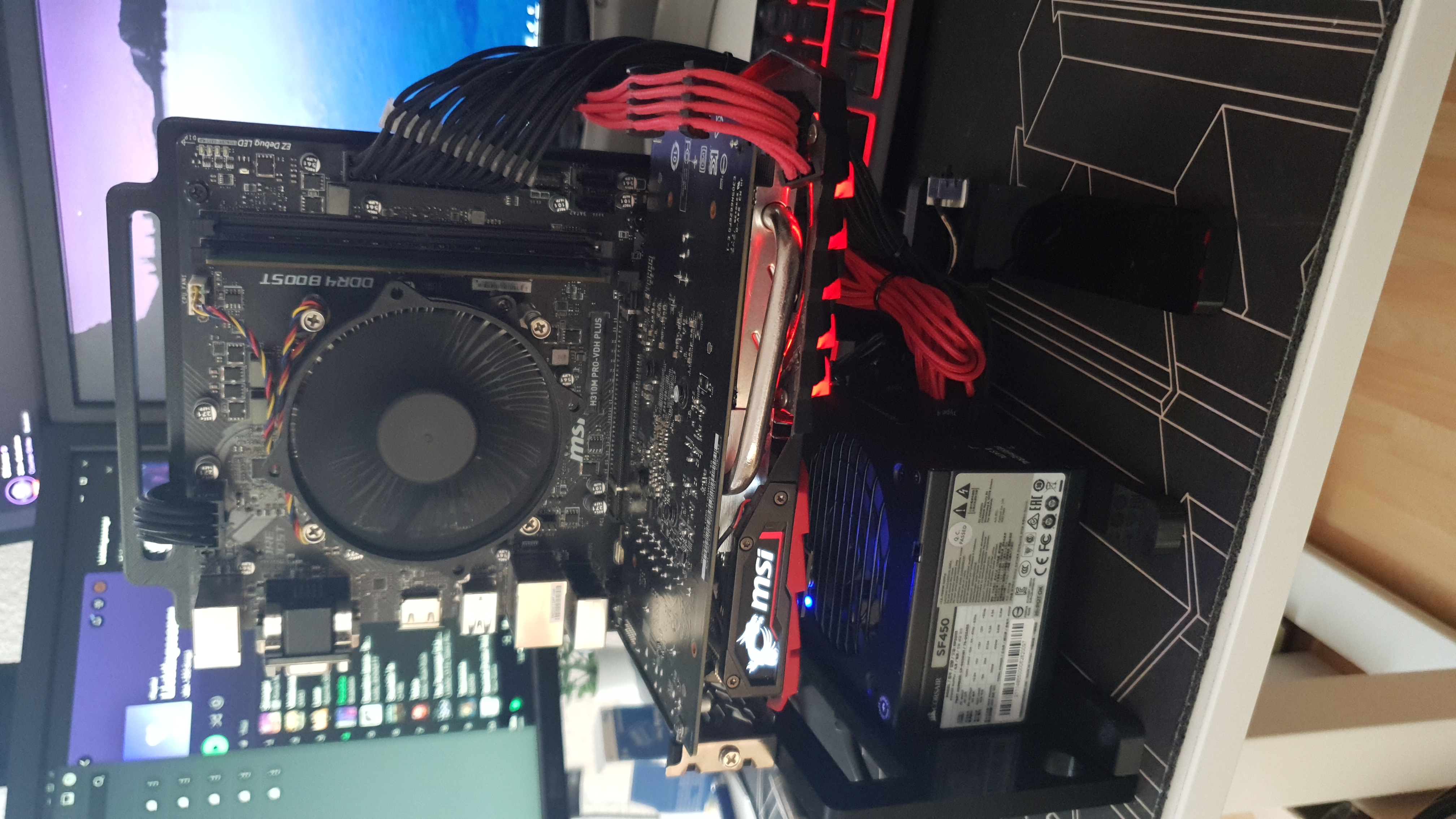 Open frame case MATX