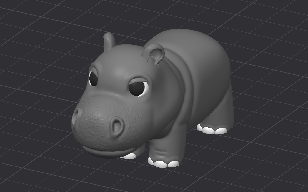Miniatura 3 do modelo 3D Hippo Harry