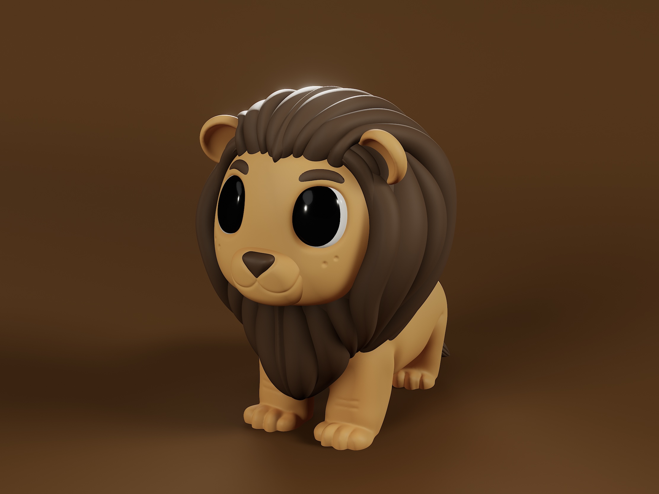 lion-fluffy-by-3dmdesign-download-free-stl-model-printables