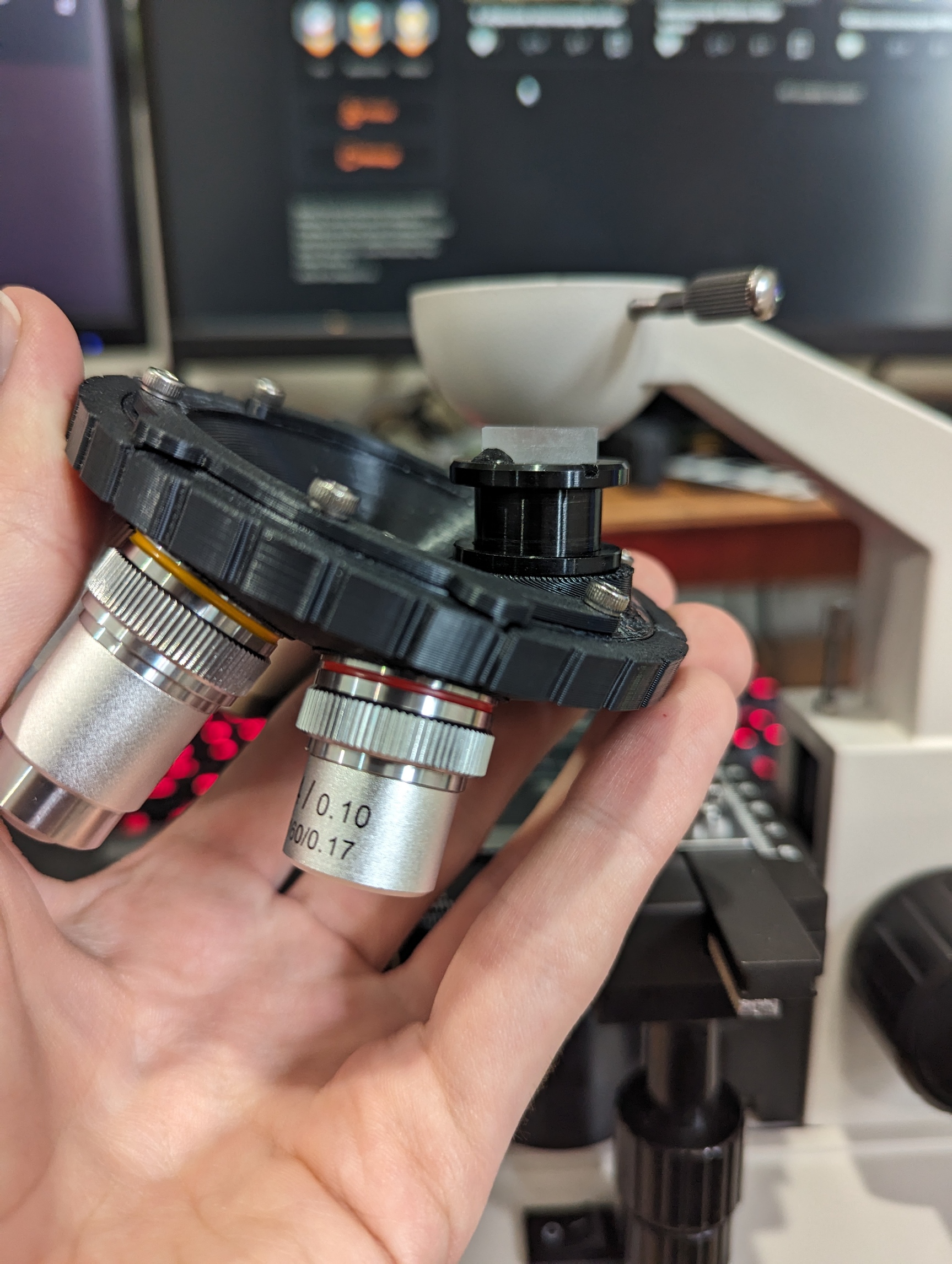 Microscope 6 Objective Turret V2 — miniatura 2