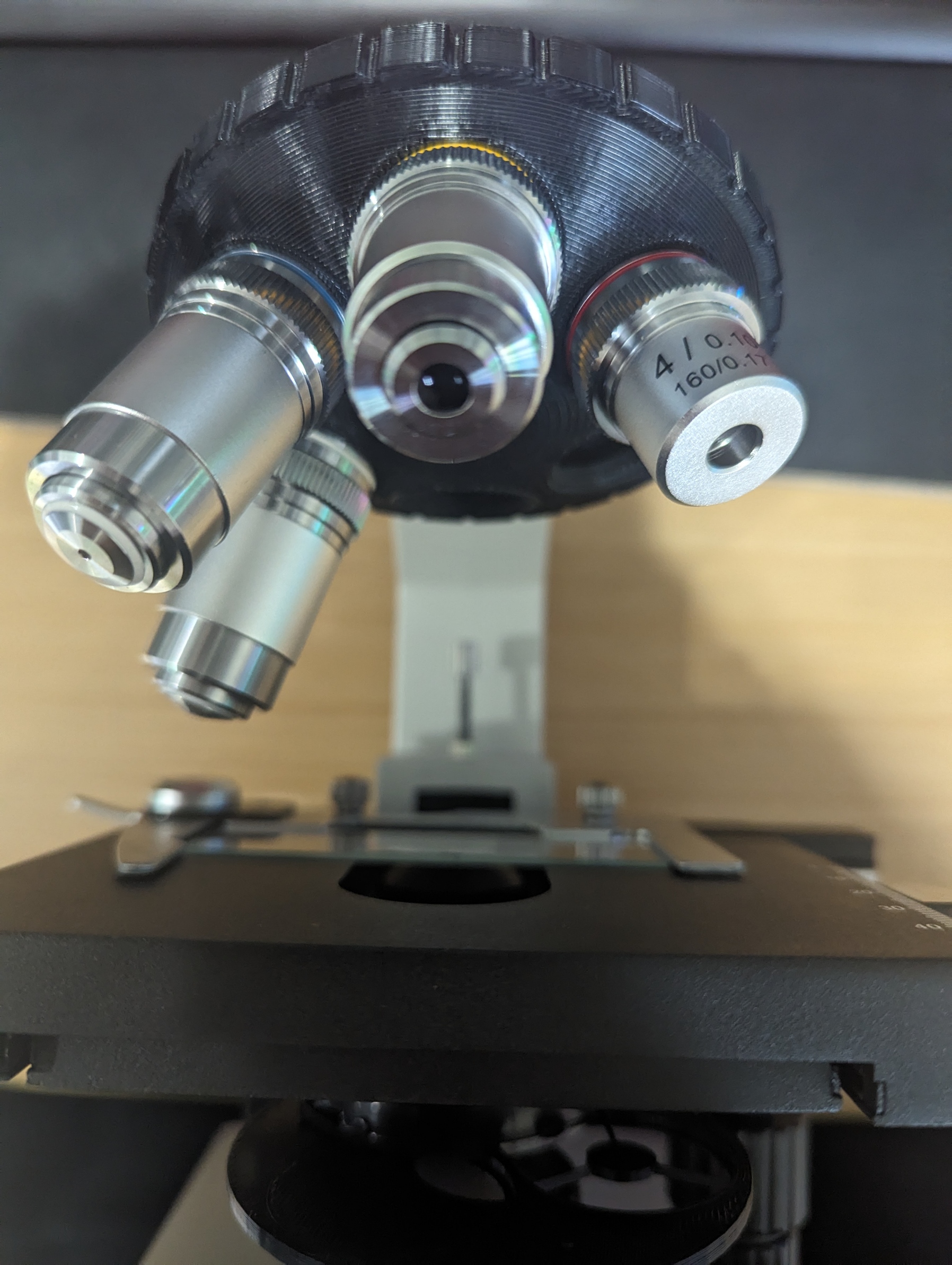Microscope 6 Objective Turret V2