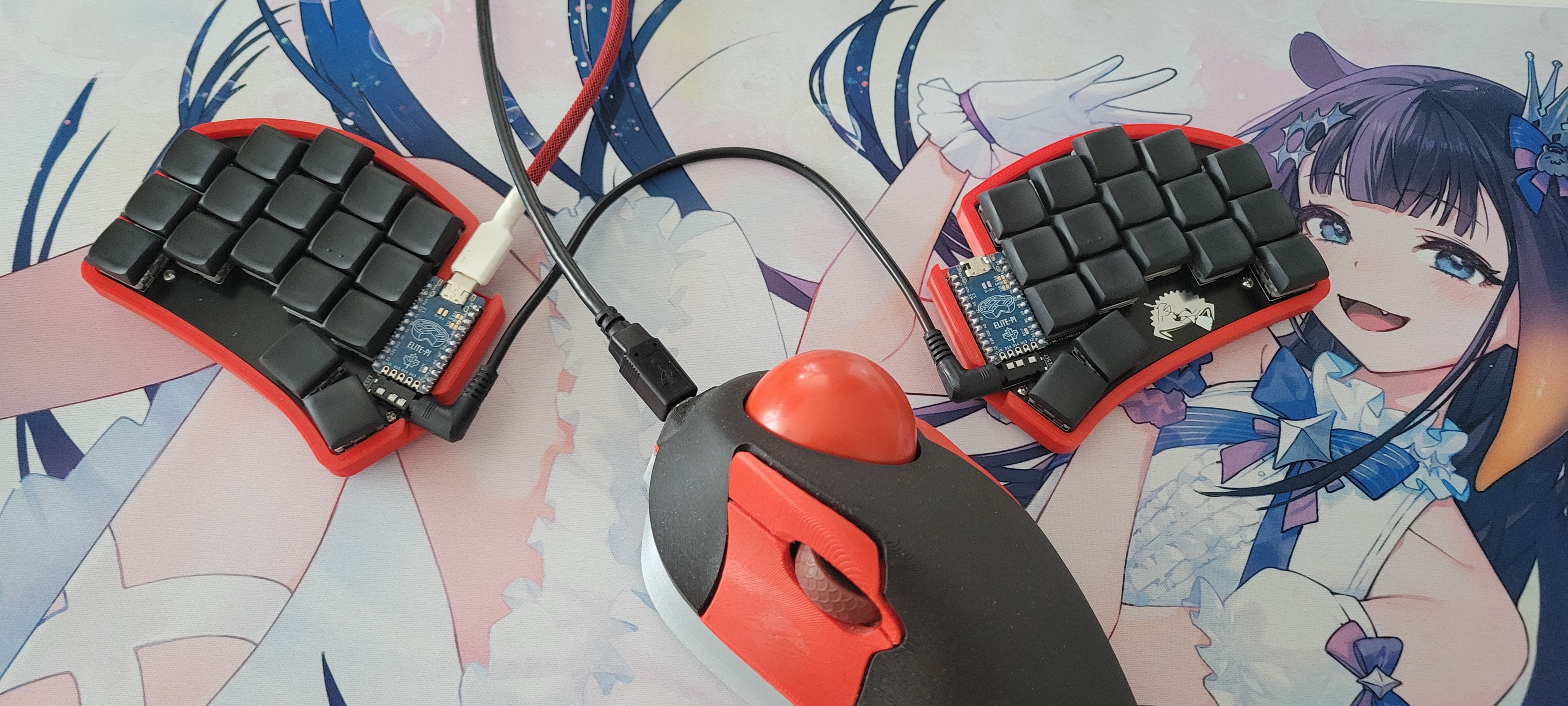 Ferris Sweep Case w/ extra holes