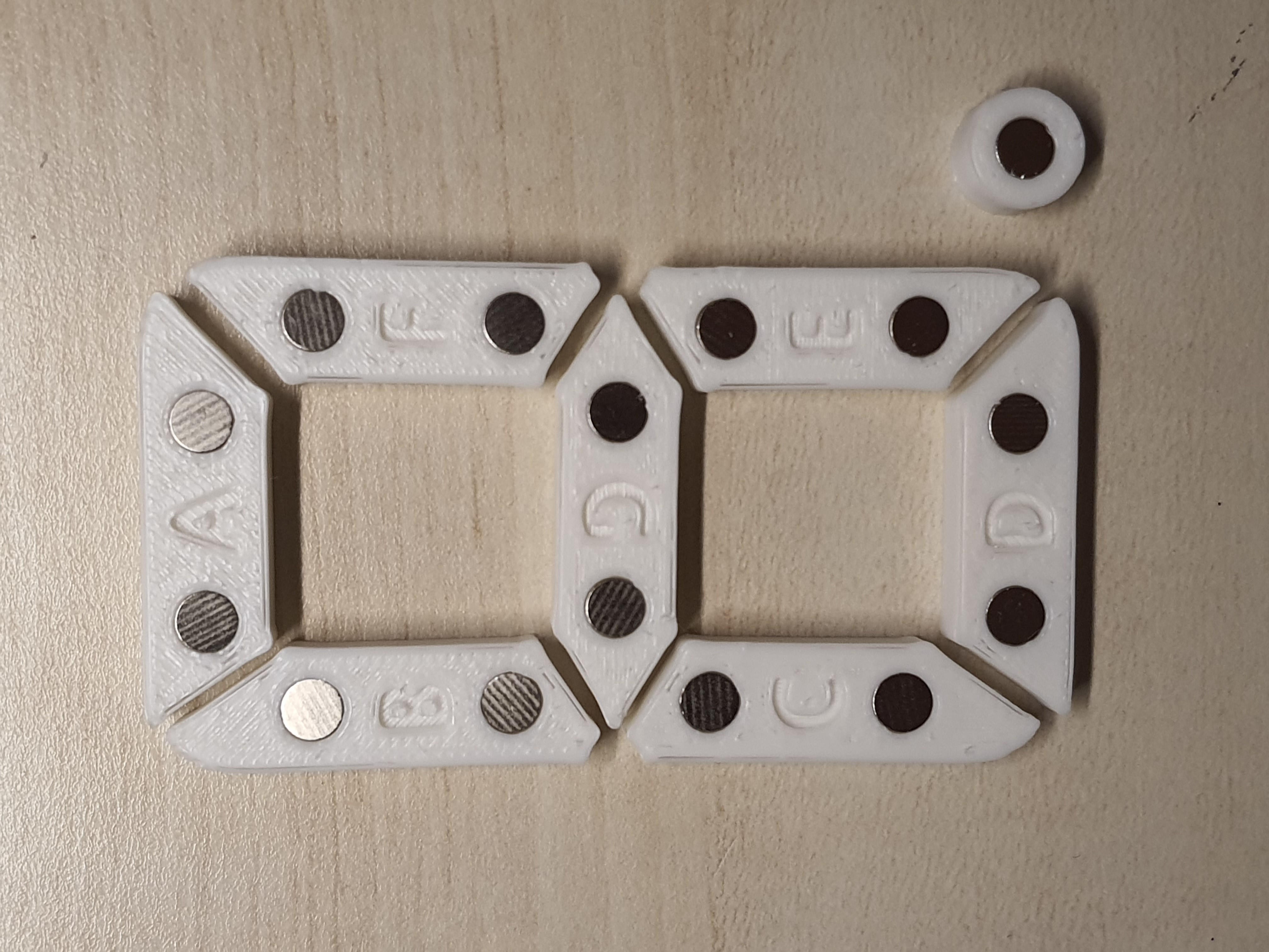 Magnet seven segments element — miniatura 4