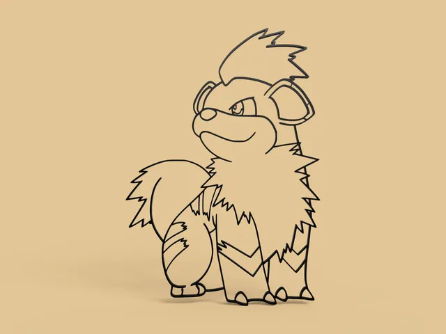 Growlithe Wall Art