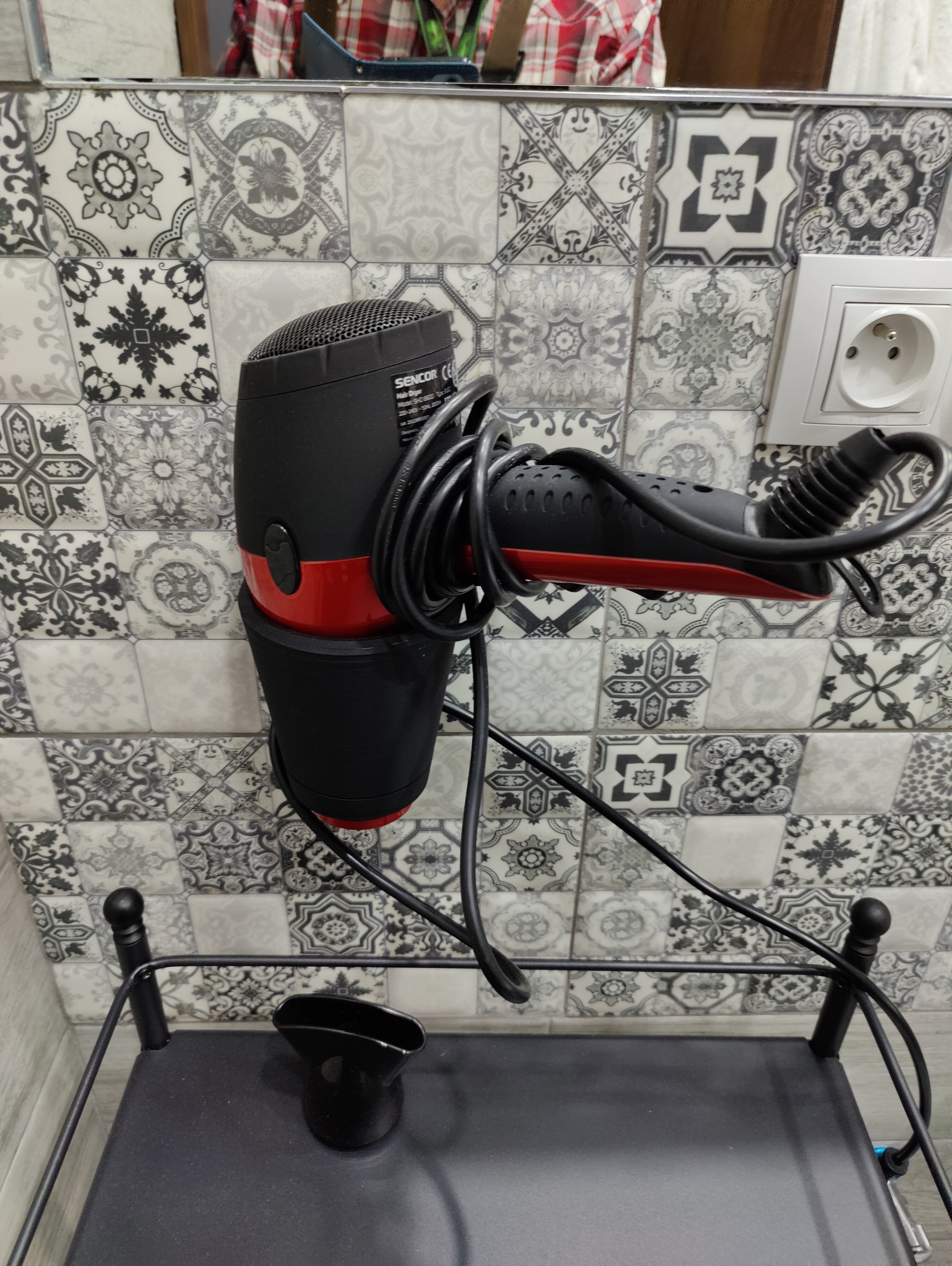 Antitheft Hairdryer Holder