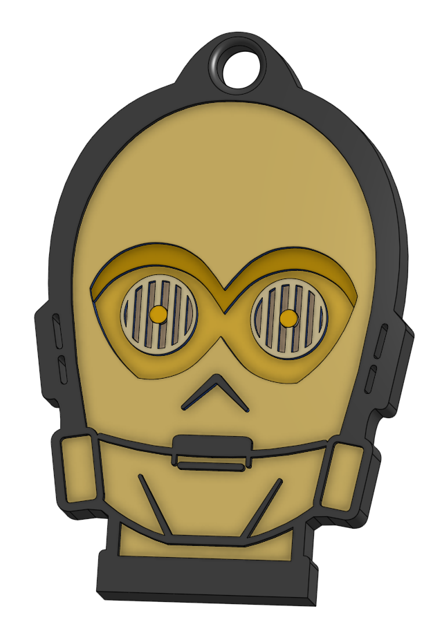 Star wars C3PO keychain