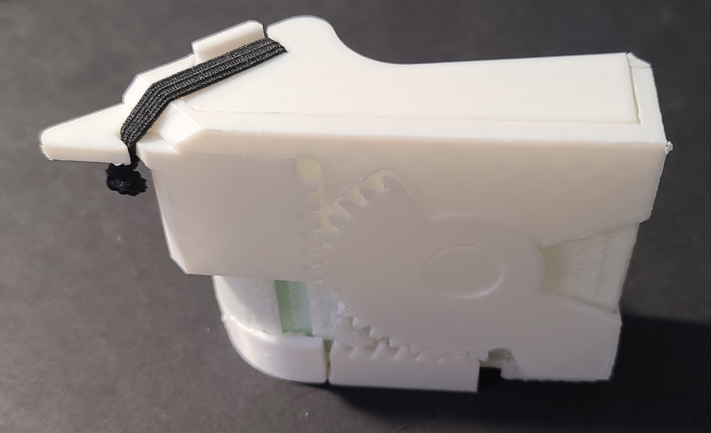 Placker dispenser with ejector, excessively over-engineered version