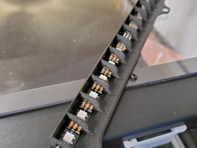 Neopixel Holder for Troodon 3D Printer