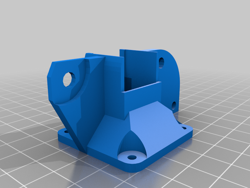 Lulzbot TAZ 5 40mm hotend fan and BLTouch mount by Paul Harker ...