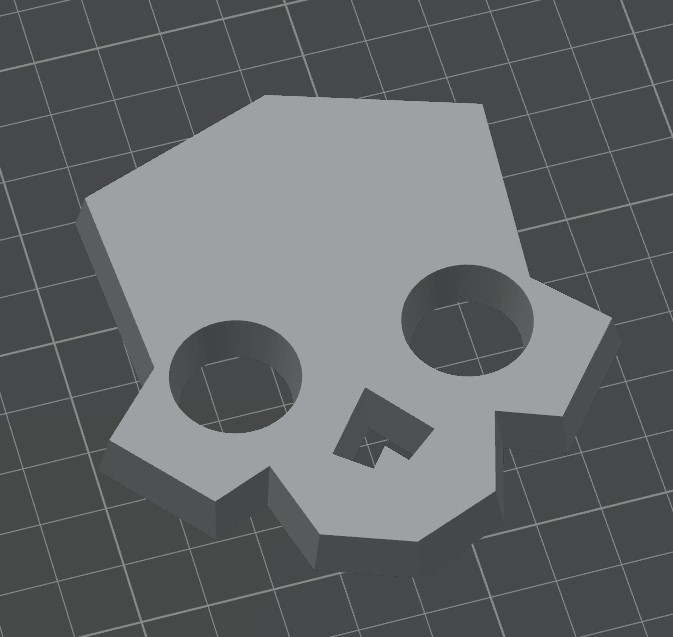 Miniatura 3 do modelo 3D Helldivers 2 Skull Logo
