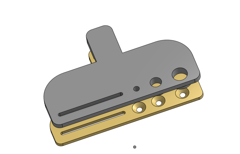 Miniatura 4 do modelo 3D Simple Needle Guide