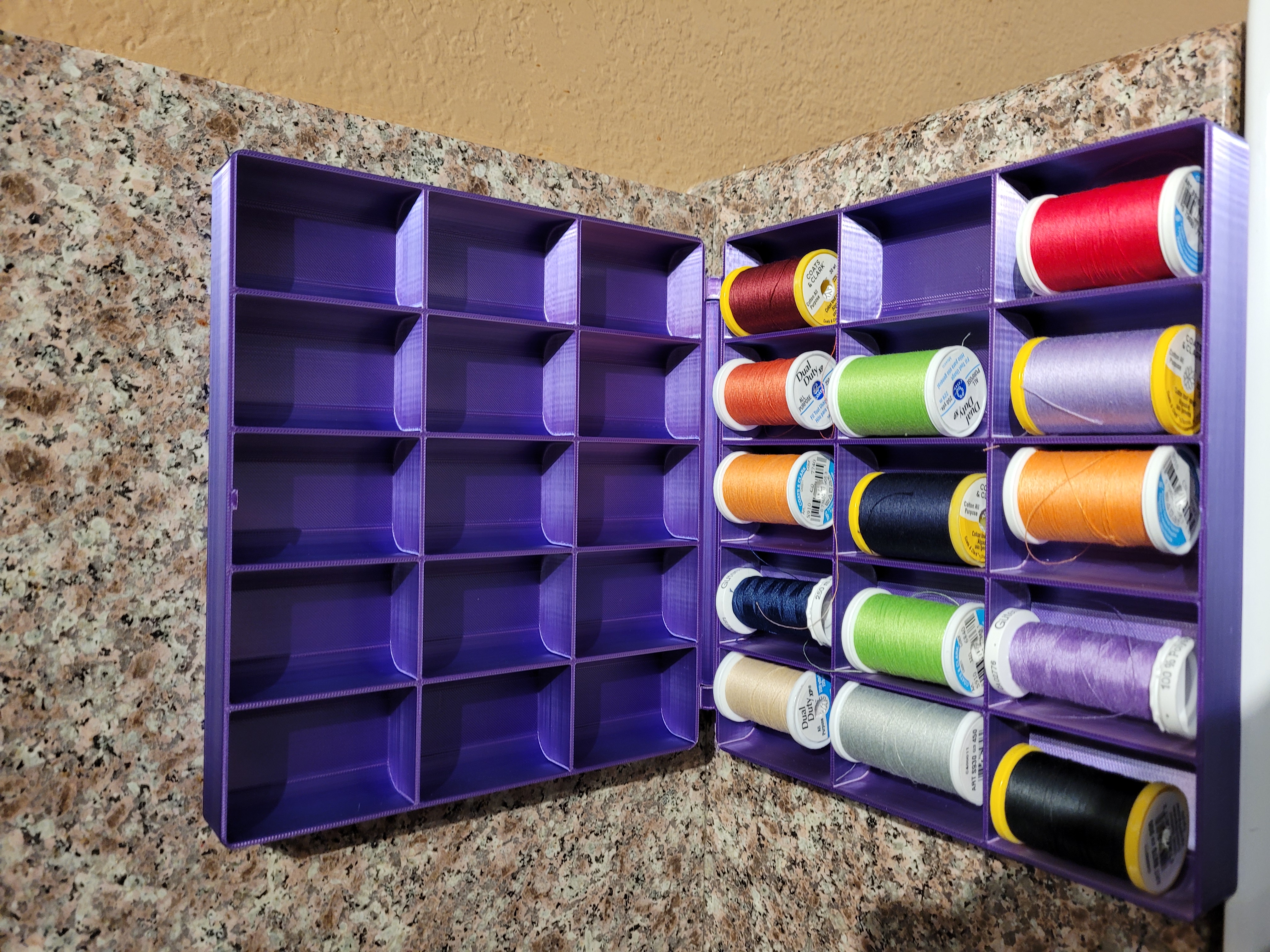 Box Organizer for Sewing Thread/Spools