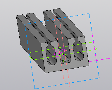 Profile for mounting clichés 3D model