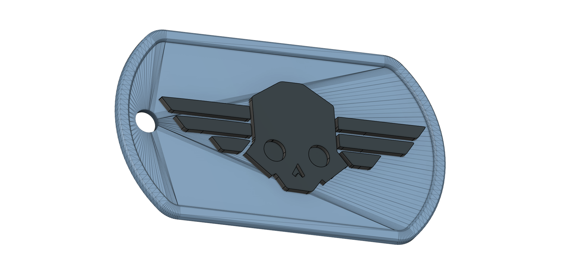 Helldivers Dog Tag Keychain v2 by harry_hood12 | Download free STL ...