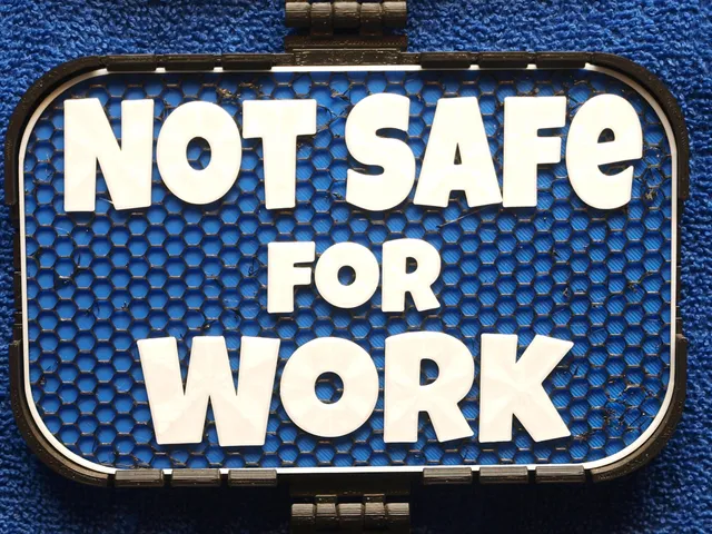 "Not Safe for Work" sign