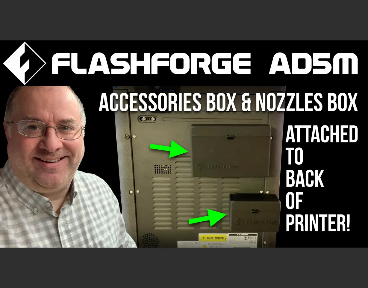 Flashforge Adventurer 5M (AD5M) Nozzles Box and Accessories Box