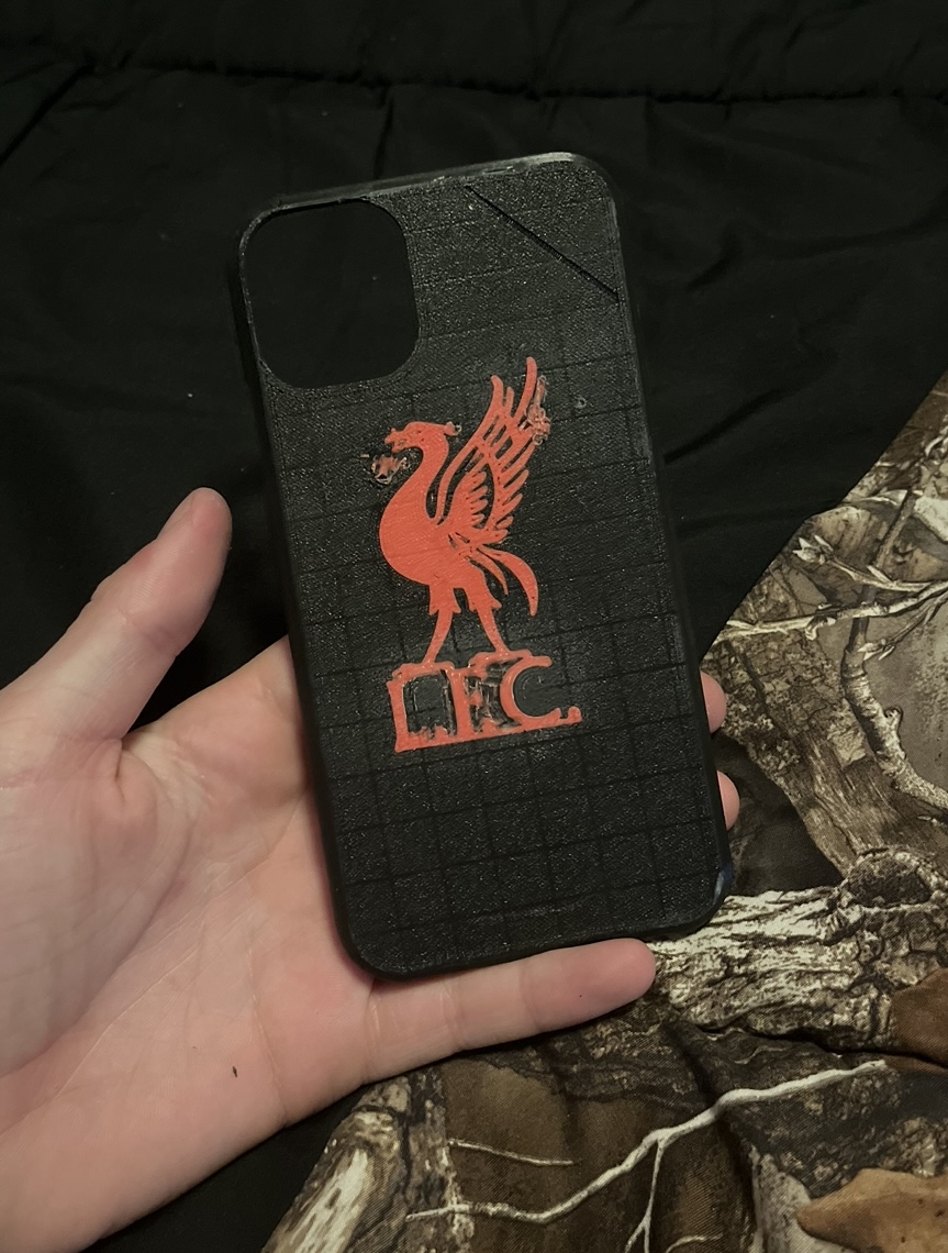 iPhone 11 case with Liverpool F.C. insignia