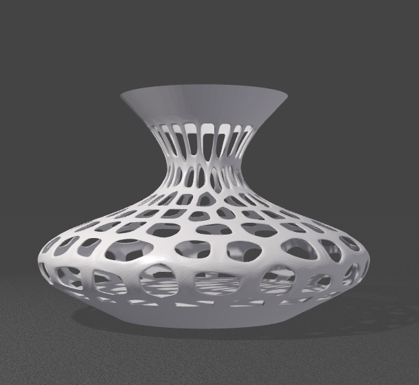 Voronoi Vase Twisted Look
