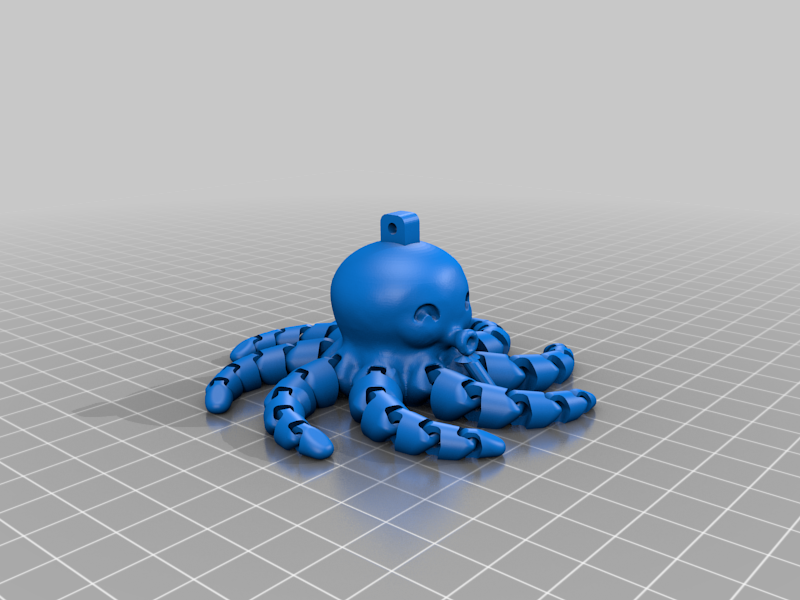 Octopus keychain v2