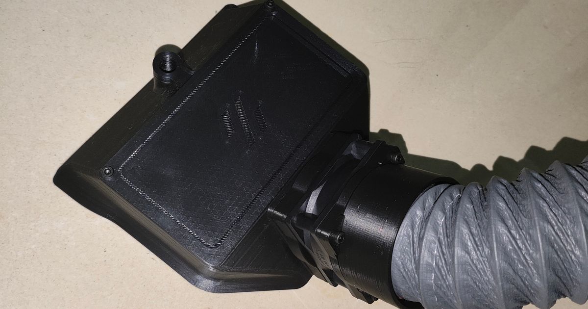 Connector for Exhaust_Filter and 50mm Exhaust Air Duct for