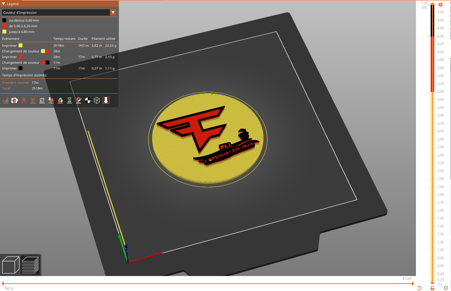 Sticker Faze Major Copenhagen 2024