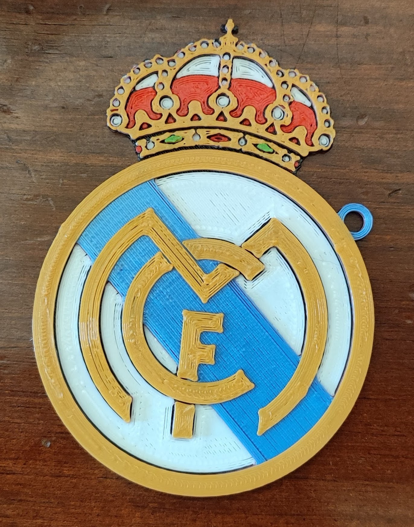 Llavero con el Escudo del Real Madrid by Anuska Esteban González ...
